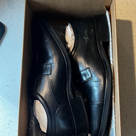 Johnston & Murphy Gibbons Cap Toe Dress Shoe Black Men\'s Size 10.5 M main image 4
